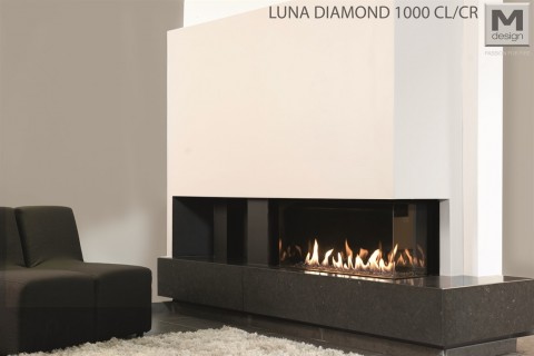 KAMIN LUNA 1000 CL/CR DIAMOND GAS