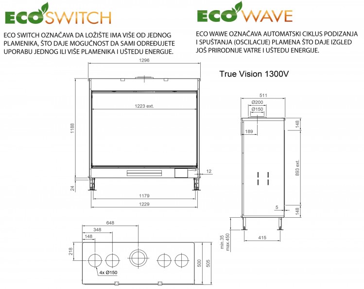 KAMIN TRUE VISION 1300V